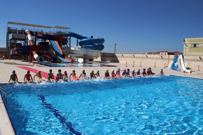 BERGAMA’DA AQUAPARK’A YOĞUN İLGİ