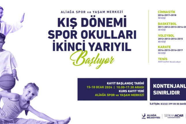 AYM’de Kış Dönemi Spor Okulları Kayıtları Başlıyor