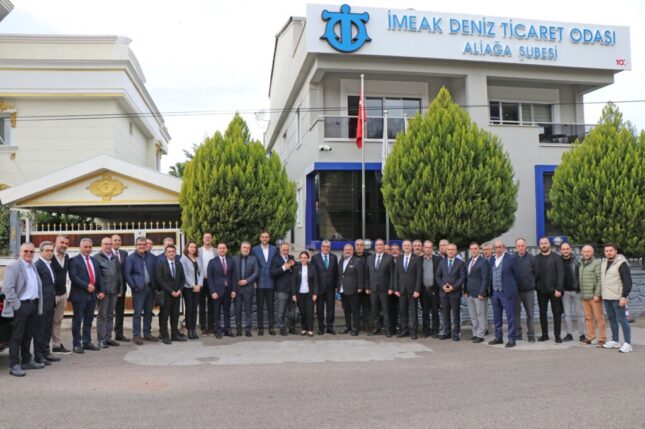 Bakan Yardımcısı Durmuş Ünüvar, İMEAK DTO Aliağa Şubesini Ziyaret Etti