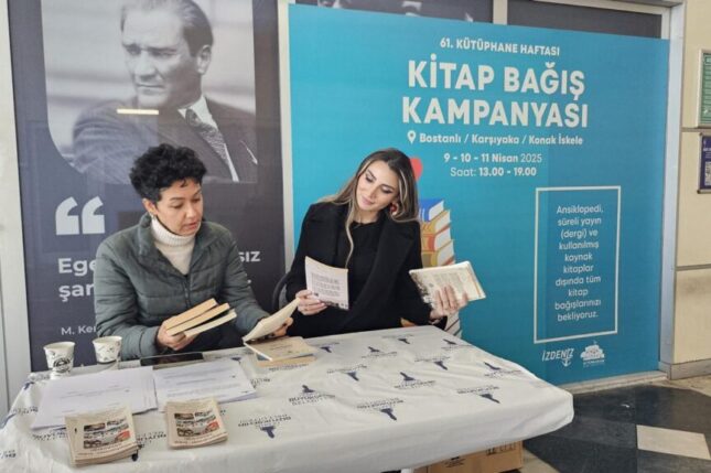 İzmir’de kitap kurtları için kitap bağışı kampanyası