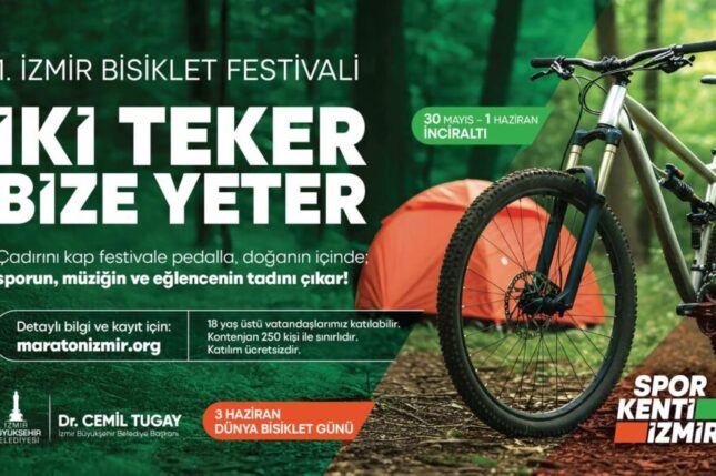 “Çadırını kap festivale pedalla”