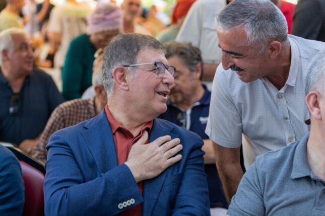 Başkan Tugay Aliağa’da aşure lokmasına ortak oldu